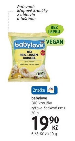 Pufované kroužky bez lepku Babylove