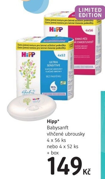 Vlhčené ubrousky dětské HiPP