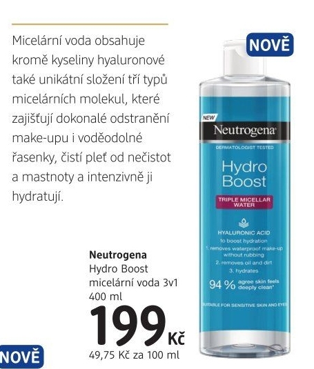 Micelární voda Hydro Boost Neutrogena