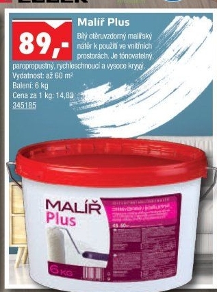 Malířský nátěr Malíř Plus