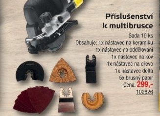 Příslušenství k multibrusce