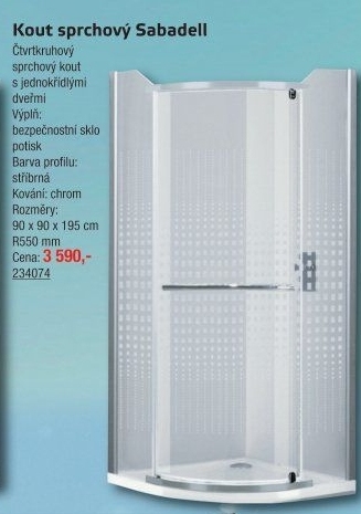 Sprchový kout Sabadell