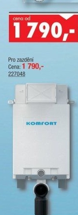 Předstěnový instalační systém pro WC Komfort