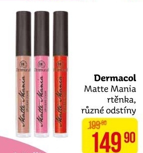 Rtěnka Matte Mania Dermacol
