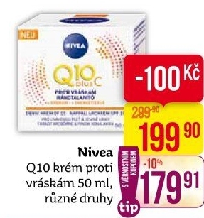 Krém pleťový proti vráskám Q10 Nivea
