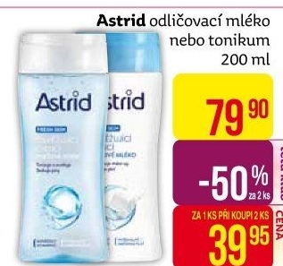 Odličovací mléko Astrid