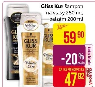 Šampon Gliss Kur Schwarzkopf