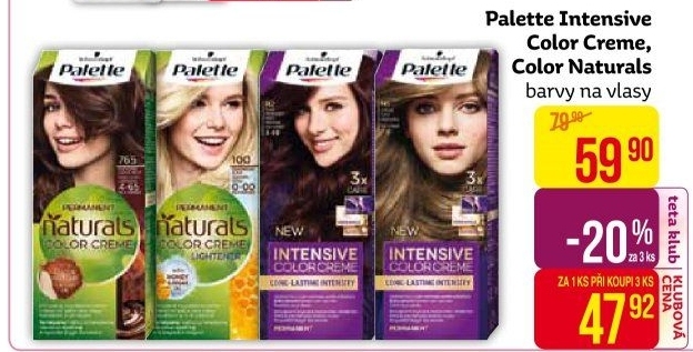 Barva na vlasy Intensive Color Creme Palette Schwarzkopf