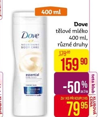 Tělové mléko Dove
