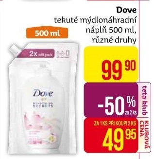 Tekuté mýdlo Dove - náhradní náplň