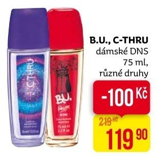 Deodorant parfémovaný dámskýB.U.