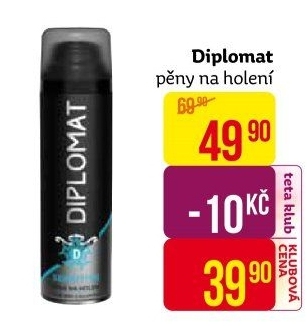 Pěna na holení pánská Diplomat