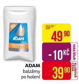 Balzám po holení Adam