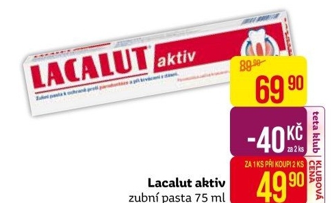 Pasta na zuby Aktiv Lacalut