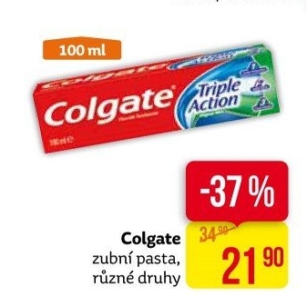 Pasty na zuby Colgate