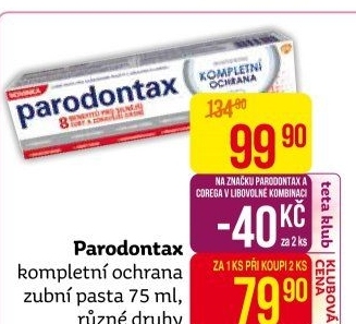 Pasta na zuby Kompletní ochrana Parodontax
