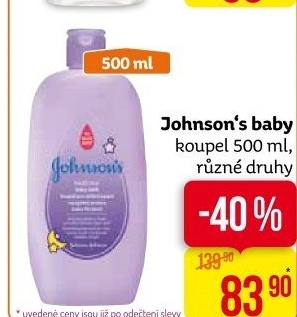 Koupel dětská Johnson'