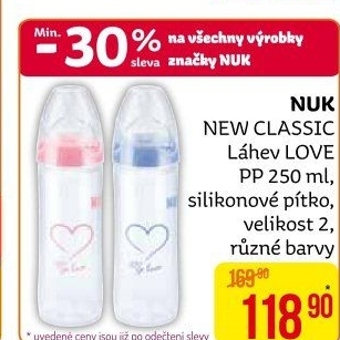 Láhev kojenecká NUK