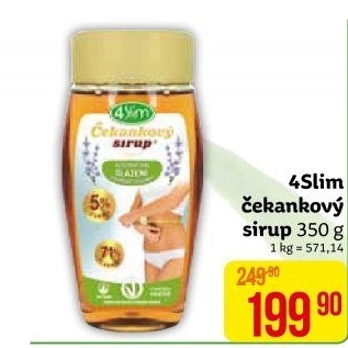Čekankový sirup 4Slim