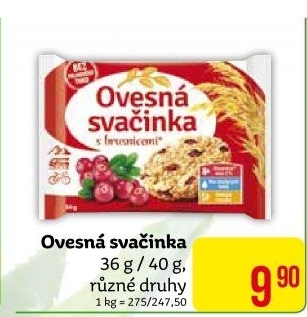 Sušenky Ovesná svačinka