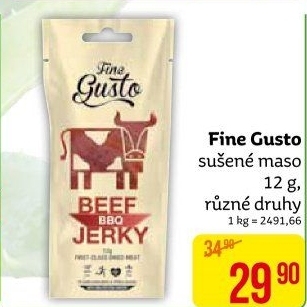 Maso sušené Jerky Fine Gusto
