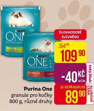Granule pro kočky One Purina