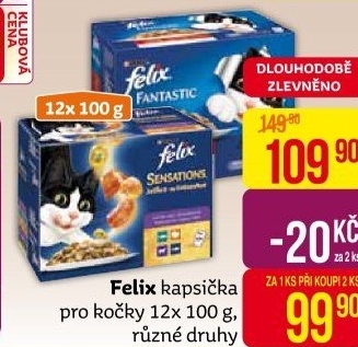 Kapsičky pro kočky Felix Purina