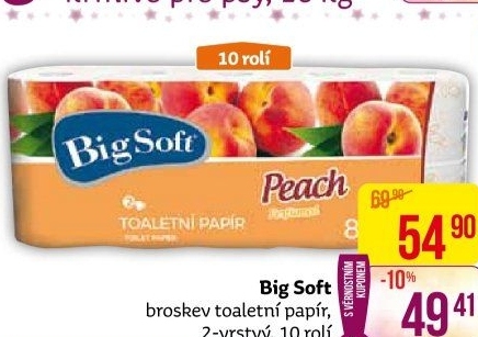 Toaletní papír 2vrstvý Big Soft