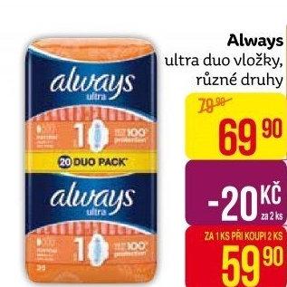 Vložky dámské Ultra Always