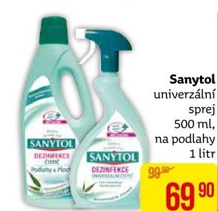 Dezinfekční univerzální čistič ve spreji Sanytol