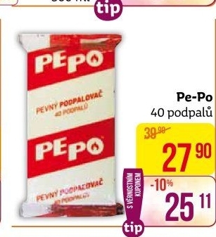 Podpalovač pevný Pe-Po