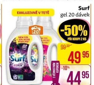 Prací gel Surf