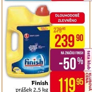 Prášek do myčky Finish