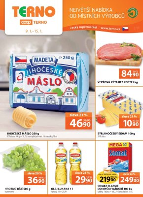 akční leták COOP 9.1.2019-15.1.2019