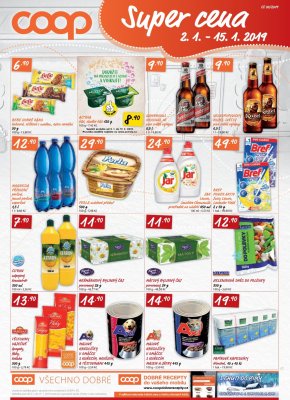 akční leták COOP 9.1.2019-15.1.2019