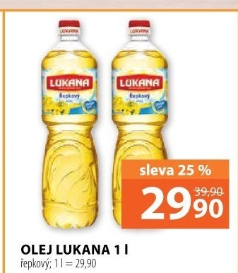 Řepkový olej Lukana