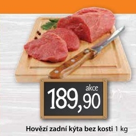 Hovězí kýta zadní bez kosti