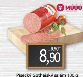 Salám Gothaj Maso uzeniny Písek
