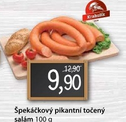 Salám špekáčkový pikantní točený Krahulík