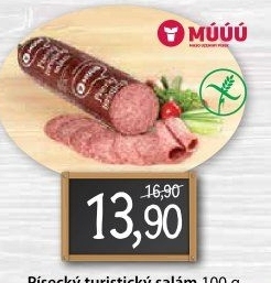 Salám turistický Maso uzeniny Písek
