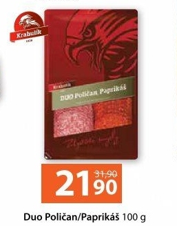 Salám Poličan+Paprikáš duo Krahulík