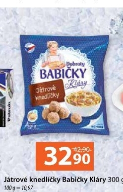 Knedlíčky játrové mražené Dobroty Babičky Kláry