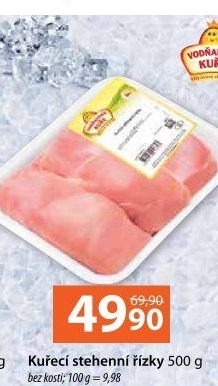 Řízky kuřecí stehenní mražené Vodňanské kuře