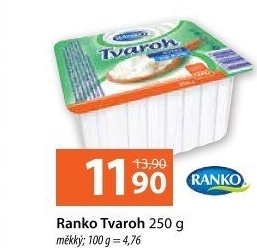 Tvaroh měkký Ranko