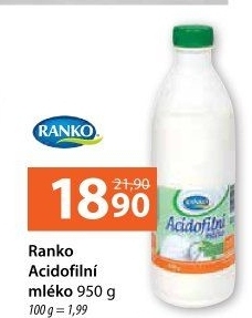 Mléko acidofilní Ranko