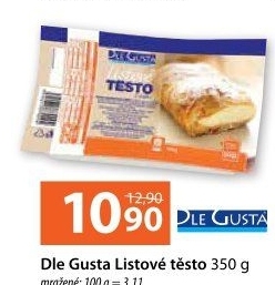 Těsto listové mražené Dle Gusta