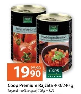 Rajčata loupaná Coop Premium