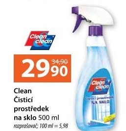 Čistič skel ve spreji Clean&amp