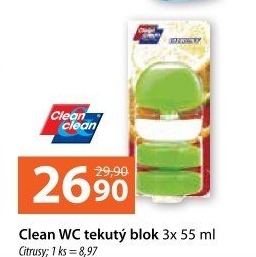 WC blok gelový Clean&amp