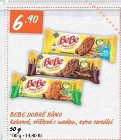 Sušenky BeBe Dobré ráno Opavia